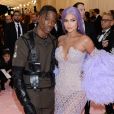 Kylie Jenner et son compagnon Travis Scott à la 71ème édition du MET Gala (Met Ball, Costume Institute Benefit) sur le thème "Camp: Notes on Fashion" au Metropolitan Museum of Art à New York, le 6 mai 2019