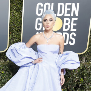 Lady Gaga au photocall de la 76ème cérémonie annuelle des Golden Globe Awards au Beverly Hilton Hotel à Los Angeles, Californie, Etats-Unis, le 6 janver 2019.