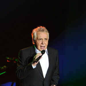 Michel Sardou en concert au Palais Omnisports de Paris Bercy a Paris le 12 Decembre 2012.