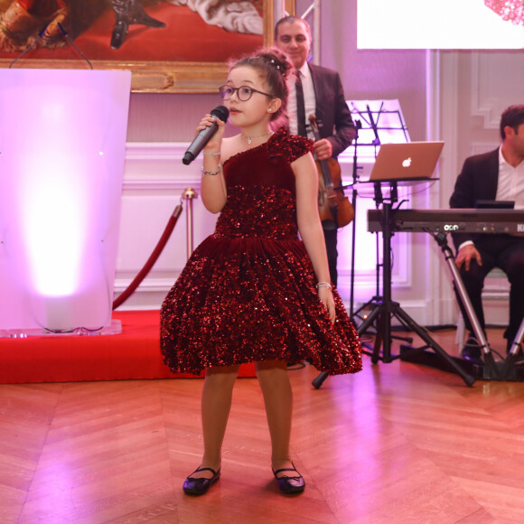 Exclusif - Emma (gagnante The Voices Kid 5) à la soirée caritative organisée au Palais du Pharo, au profit de l'école arménienne Abovian. Marseille, le 26 octobre 2019. © Philippe Doignon / Bestimage