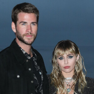 Liam Hemsworth, Miley Cyrus - Photocall - Saint Laurent présente sa collection homme printemps-été 2020 à Malibu le 6 juin 2019.