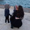 Adil Rami partage des photographies de ses enfants Zayn et Madi (octobre 2019).