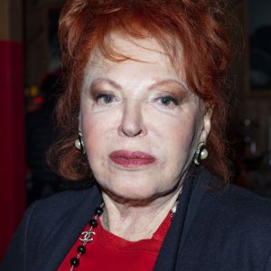 Exclusif - Régine, de son vrai nom Régina Zylberberg, fête son 89e anniversaire au restaurant "La chope des Tuileries" à Paris le 26 décembre 2018. © Pierre Perusseau/Bestimage