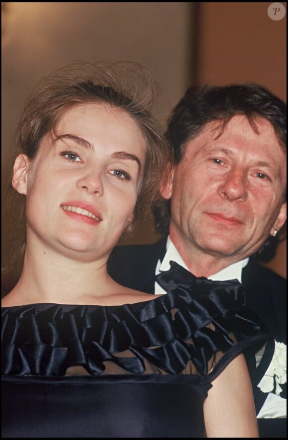 Archives - Roman Polanski et sa femme Emmanuelle Seigner au Festivan de cinéma de San Sebastian. Le 22 septembre 1992.
