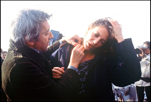 Archives - Serge Gainsbourg avec Jane Birkin. Le 16 novembre 1984.