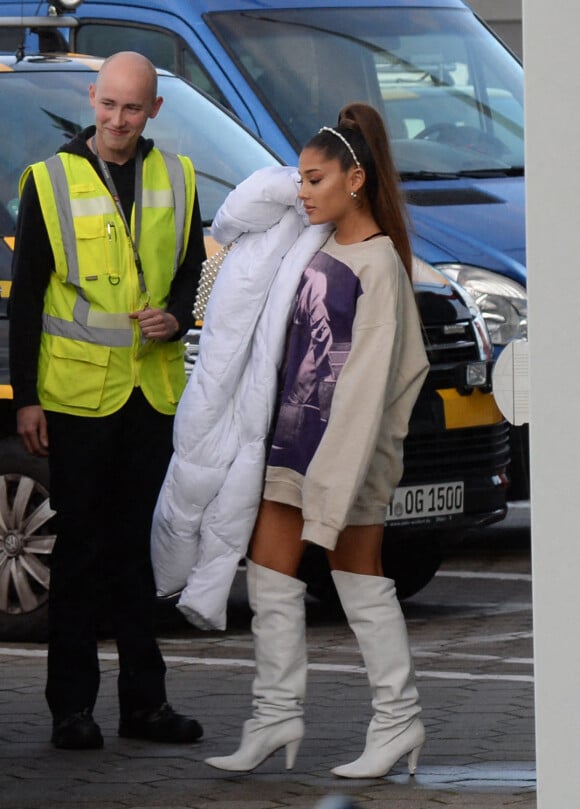 Ariana Grande à Hambourg. Le 11 octobre 2019.