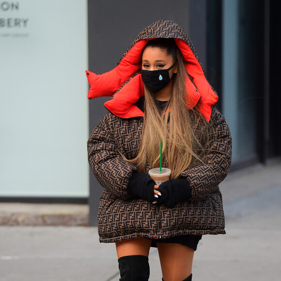 Ariana Grande à New York. Le 2 janvier 2019.