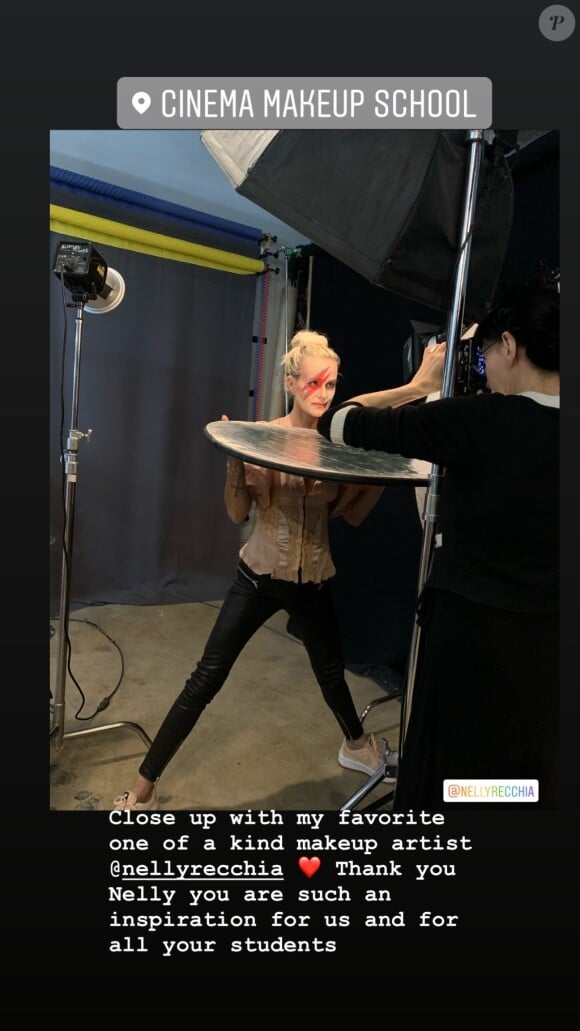 Story Instagram de Laeticia Hallyday le 31 octobre 2019 pour Halloween