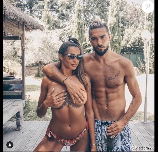 Julien Guirado et Marine El Himer le 31 octobre 2019 sur Instagram.