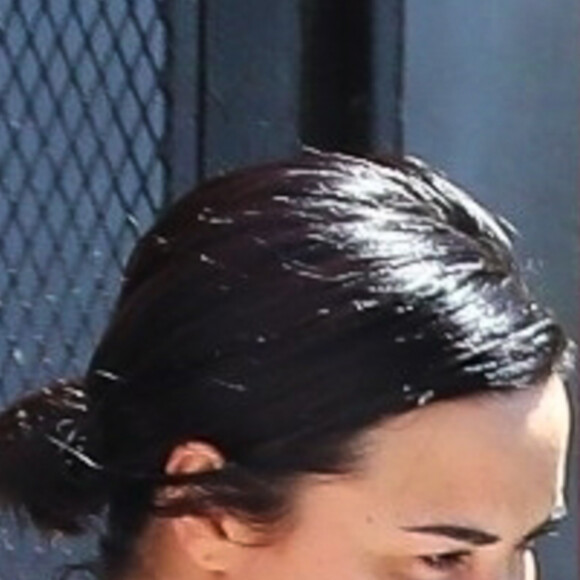 Exclusif - Demi Lovato à la sortie de son cours de gym à Los Angeles, le 17 avril 2019.