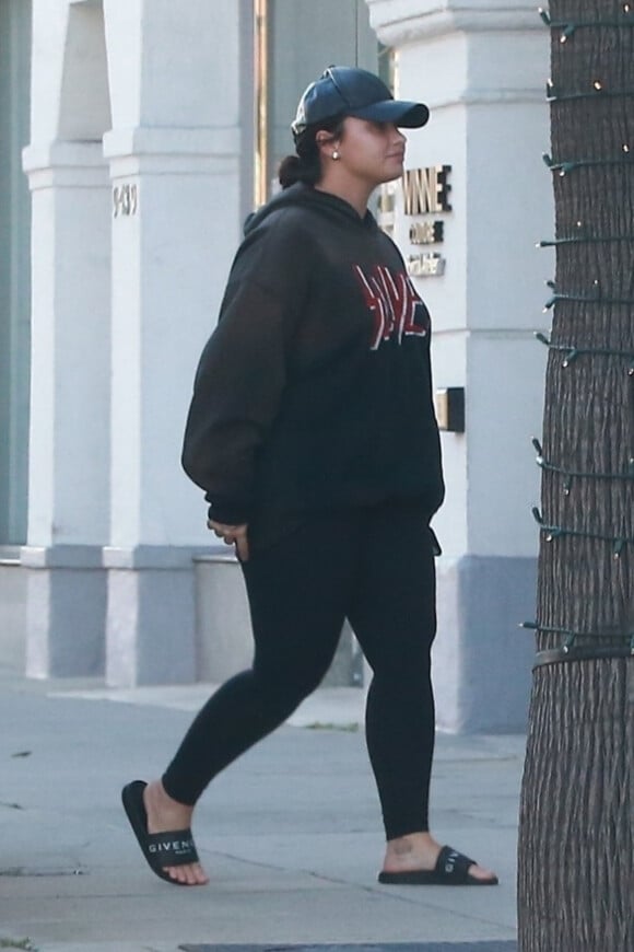 Exclusif - Demi Lovato dans les rues de Los Angeles après avoir annoncé sur son compte instagram avoir rechuté, Los Angeles, le 15 mars 2019