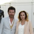 Philippe Lellouche et son ex-femme Vanessa Demouy - Soirée du cinquième anniversaire du musée Paul Belmondo à Boulogne-Billancourt le 13 avril 2015.
