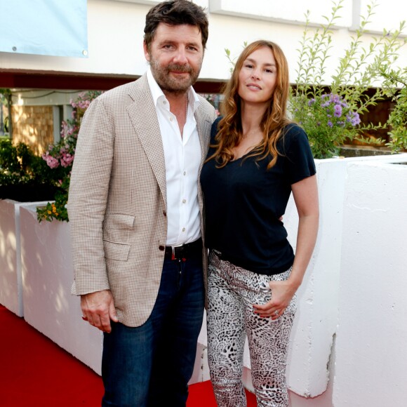 Vanessa Demouy et son ex- mari Philippe Lellouche - Première du film "Le Jeu de la vérité" lors de la cérémonie de clôture du 11ème festival "Les Hérault du cinéma et de la télé 2014" au Cap d'Agde, le 5 juillet 2014.