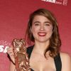 Adèle Haenel (César de la meilleure actrice dans un second rôle pour le film "Suzanne")  39ème cérémonie des Cesar au théâtre du Châtelet à Paris le 28 février 2014.