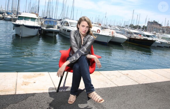 Exclusif - Adèle Haenel pose lors du 67ème festival du film de Cannes, le 18 mai 2014.