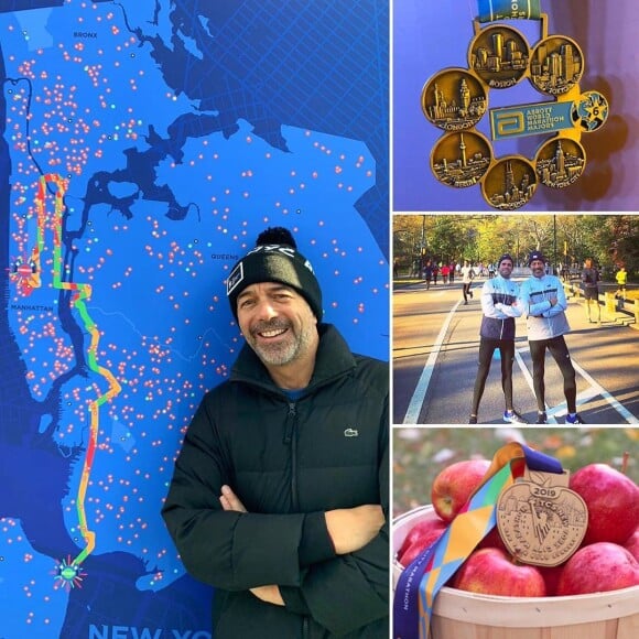 Stéphane Plaza à New York pour le marathon, novembre 2019.