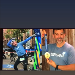 Stéphane Plaza a participé au New York pour le marathon, novembre 2019.