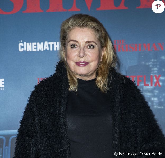 Catherine Deneuve - Avant-première du film "The Irishman" à la Cinémathèque à Paris le 17 octobre 2019. © Olivier Borde/Bestimage