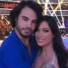 Anthony Colette et Elsa Esnoult sur le plateau de "Danse avec les stars 2019" - Le 16 octobre 2019