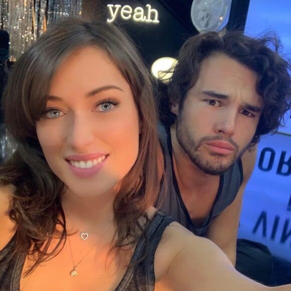 Elsa Esnoult et Anthony Colette en répétitions pour "Danse avec les stars 2019", le 2 octobre 2019, sur Instagram