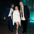 Redman, Chanel West Coast et Michael Rapaport sur le tournage du clip de la chanson "Sharon Stoned". Avril 2019.