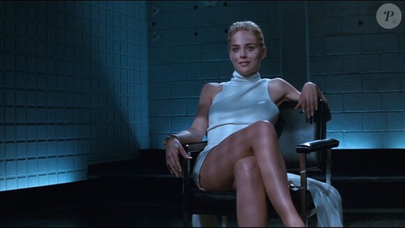 Sharon Stone dans le film "Basic Instinct" sorti en 1992.
