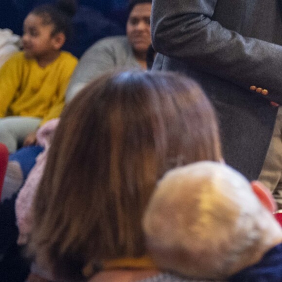 Meghan Markle et le prince Harry le mercredi 6 novembre 2019 au centre communautaire de Broom Farm, près de Windsor. Visite matinale inattendue où la duchesse a évoqué son fils Archie (6 mois).