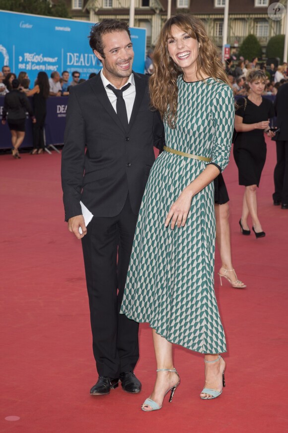 Nicolas Bedos et Doria Tillier - Avant-première du film "Sin City" lors du 40ème festival du cinéma américain de Deauville, le 13 septembre 2014.
