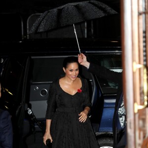 Meghan Markle, duchesse de Sussex - La famille royale assiste au Royal British Legion Festival of Remembrance au Royal Albert Hall à Kensington, Londres, le 9 novembre 2019.