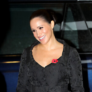 Meghan Markle, duchesse de Sussex - La famille royale assiste au Royal British Legion Festival of Remembrance au Royal Albert Hall à Kensington, Londres, le 9 novembre 2019.