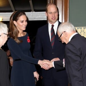 Kate Middleton et le prince William - La famille royale assiste au Royal British Legion Festival of Remembrance au Royal Albert Hall à Kensington, Londres, le 9 novembre 2019.