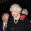La reine Elisabeth II d'Angleterre - La famille royale assiste au Royal British Legion Festival of Remembrance au Royal Albert Hall à Kensington, Londres, le 9 novembre 2019.