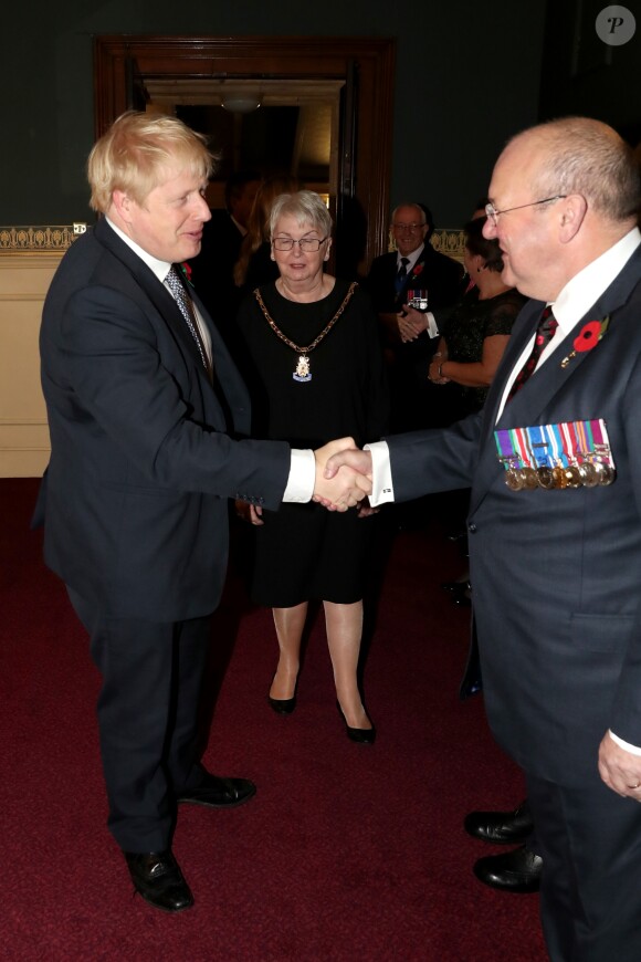 Boris Johnson, Premier ministre - La famille royale assiste au Royal British Legion Festival of Remembrance au Royal Albert Hall à Kensington, Londres, le 9 novembre 2019.