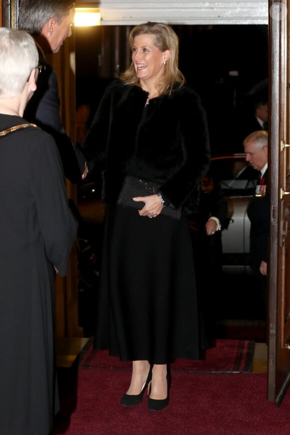 Sophie Rhys-Jones, comtesse de Wessex - La famille royale assiste au Royal British Legion Festival of Remembrance au Royal Albert Hall à Kensington, Londres, le 9 novembre 2019.