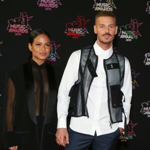 Christina Milian enceinte et son compagnon Matt Pokora (M. Pokora) - 21ème édition des NRJ Music Awards au Palais des festivals à Cannes le 9 novembre 2019. © Dominique Jacovides/Bestimage