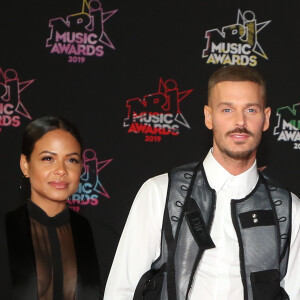 Christina Milian enceinte et son compagnon Matt Pokora (M. Pokora) - 21ème édition des NRJ Music Awards au Palais des festivals à Cannes le 9 novembre 2019. © Dominique Jacovides/Bestimage