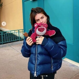 Thylane Blondeau en week-end à Disneyland Paris. Marne-La-Vallée, novembre 2019.