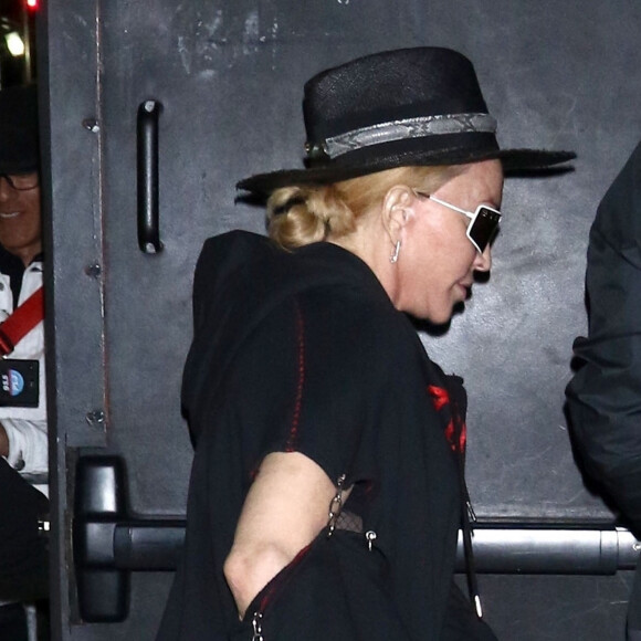 Exclusif - Madonna se rend à son concert à New York le 5 octobre 2019.