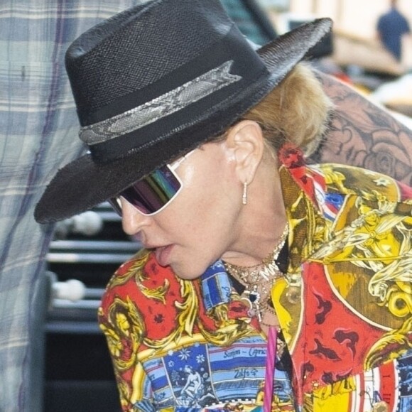 Exclusif - Madonna arrive à son concert à New York, le 24 septembre 2019