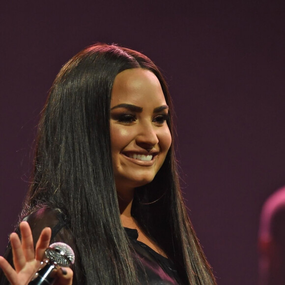 Demi Lovato en concert à Miami le 30 mars 2018.