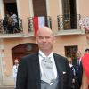 Guy Laliberté au mariage religieux du Prince Albert II de Monaco, le 2 juillet 2011.
