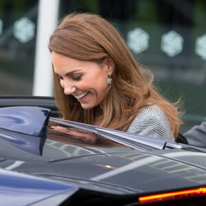 Kate Middleton lors de l'événement organisé par l'association "Shout" pour le lancement de leur nouveau système de volontariat au théâtre "Troubadour White City" à Londres, le 12 novembre 2019.