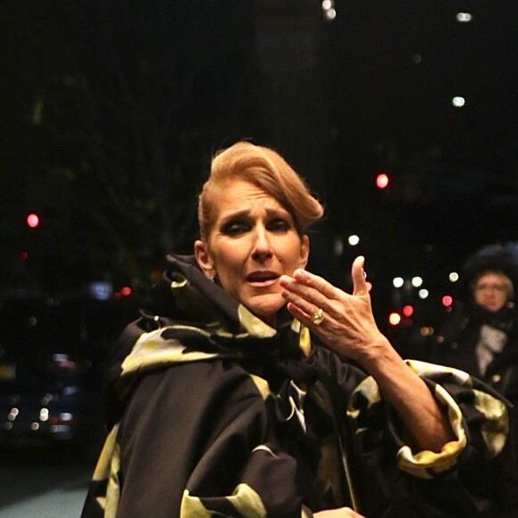 Céline Dion dans les rues de New York, le 12 novembre 2019.