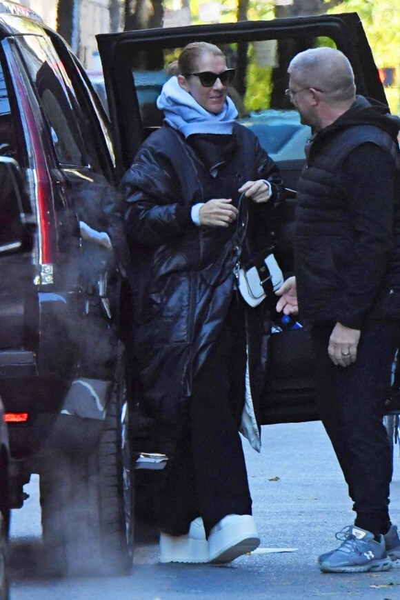 Exclusif - Céline Dion a été aperçue dans les rues de New York, le 13 novembre 2019.