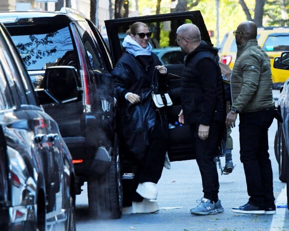 Exclusif - Céline Dion a été aperçue dans les rues de New York, le 13 novembre 2019.