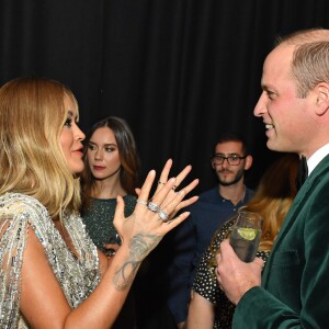 Le prince William, duc de Cambridge et Rita Ora lors d'un gala à l'occasion du 50ème anniversaire de Centrepoint, à la Roundhouse de Camden, dans le nord de Londres, le 13 novembre 2019.