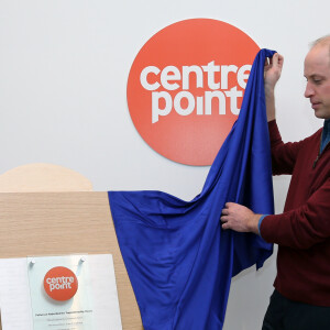 Le prince William, duc de Cambridge, lors de l'ouverture du nouveau centre d'apprentissage de Centrepoint à Londres. Le 13 novembre 2019