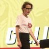 Gillian Anderson participe à une vente aux enchères caritative, au profit de l'association "Women for Women UK" lors du Day 2 du ComiCon Argentina à Buenos Aires, le 8 décembre 2018.