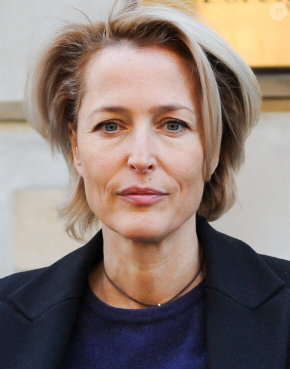 Actress Gillian Anderson - Foreign and Comonwealth Office. Londres. Le 8 octobre 2018. @Gustavo Valiente / i-Image/ABACAPRESS.COM