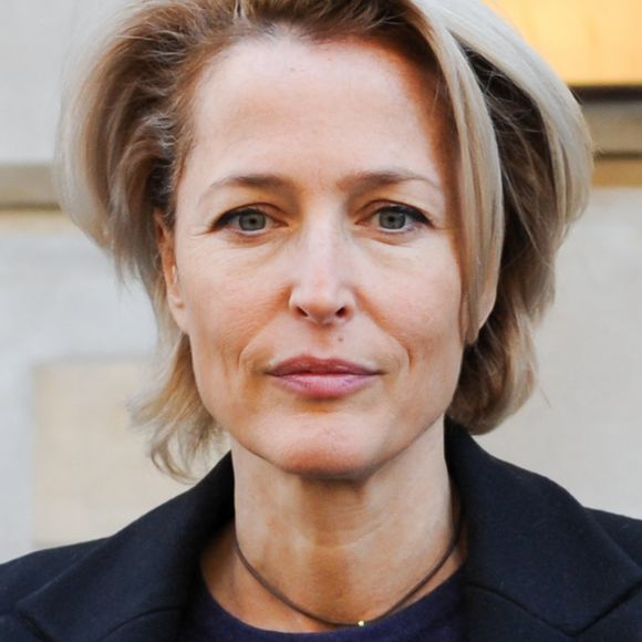 Actress Gillian Anderson - Foreign and Comonwealth Office. Londres. Le 8 octobre 2018. @Gustavo Valiente / i-Image/ABACAPRESS.COM